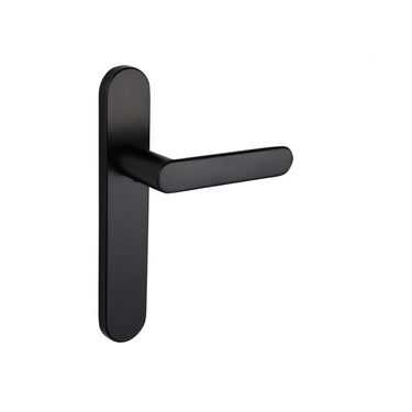 Novara Türgriff schwarz mit abgerundetem Schild