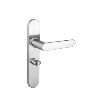 Novara Türgriff aus Edelstahl mit abgerundeter Abdeckung WC63/8 Badezimmerschloss