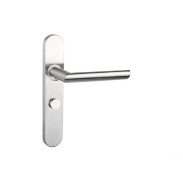 Ragusa Türgriff aus Edelstahl mit abgerundetem Schild WC63/8 Badezimmerschloss