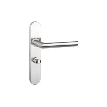 Ragusa Türgriff aus Edelstahl mit abgerundetem Schild WC63/8 Badezimmerschloss