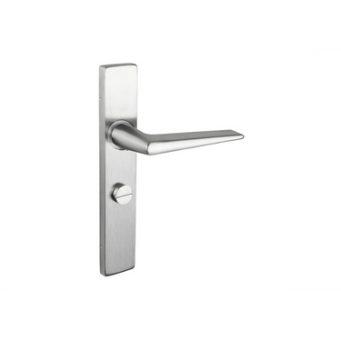 Modena Türgriff aus Edelstahl mit rechteckiger Abdeckung WC63/8 Badezimmerschloss