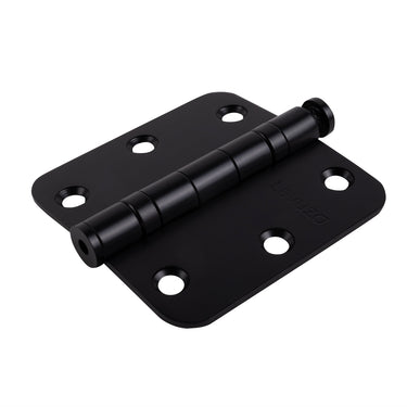 3 Stück Kugelgelenkscharnier abgerundet Schwarz 76x76x2,5 mm