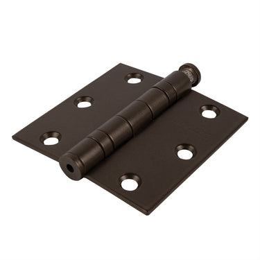 3 Stück Kugelscharnier gerade Bronze 76x76x2,5 mm