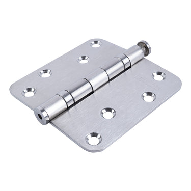 3 Stück Kugelscharnier abgerundet Edelstahl 89x89x2,5 mm