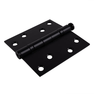 3 Stück Kugelgelenkscharnier gerade Schwarz 89x89x2,5 mm
