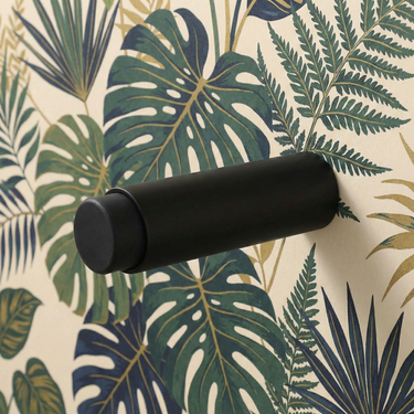 Türstopper modern schwarz 80 mm Wandmontage