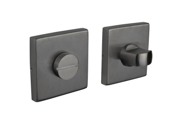 WC-Verriegelung Gun Metal PVD beschichtet, quadratische Rosette