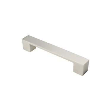 Würfelförmiger Griff in Edelstahloptik – Bohrabstand 128 mm