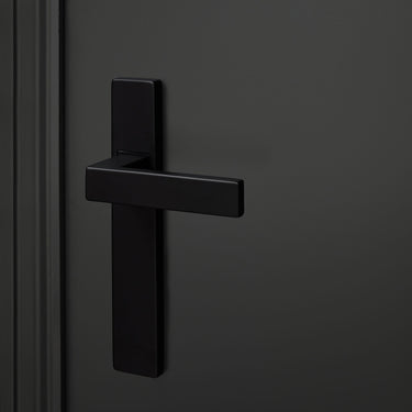 Imperio Türgriff schwarz mit rechteckiger Abdeckung