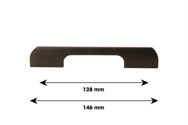 Griffdesign Bronze 146 mm - Bohrabstand 128 mm