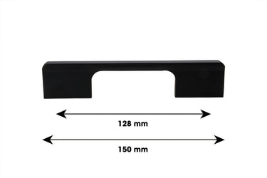 Griff Modern schwarz 150 mm - Bohrabstand 128 mm