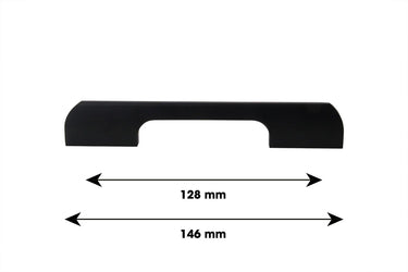 Griffdesign schwarz 146 mm - Bohrabstand 128 mm