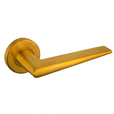 Türgriff Modena, mattgold mit runder Rosette