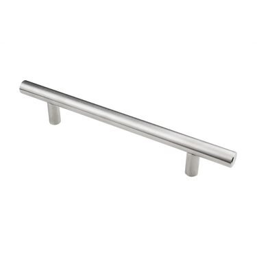 Stangengriff aus Edelstahl – Bohrabstand 128 mm