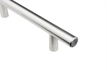 Stangengriff aus Edelstahl – Bohrabstand 128 mm