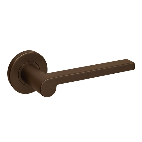 Caserta Türgriff Bronze mit runder Rosette