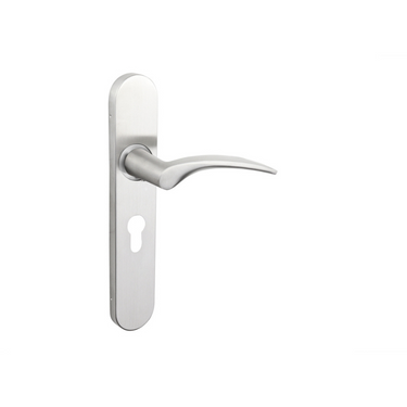 Lodini Türgriff Edelstahl mit abgerundetem Schild PC55