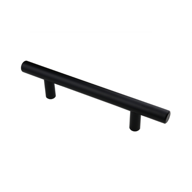 Schwarzer Stangengriff – Bohrlochabstand 96 mm