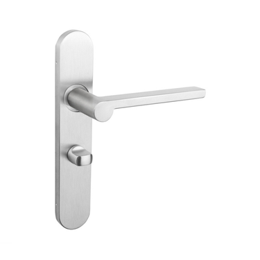 Caserta Türgriff aus Edelstahl mit abgerundeter Abdeckung WC63/8 Badezimmerschloss