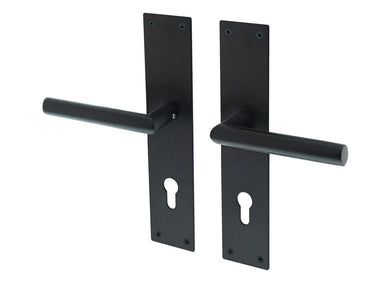 Nuoro Türgriff schwarz auf Schild PC72