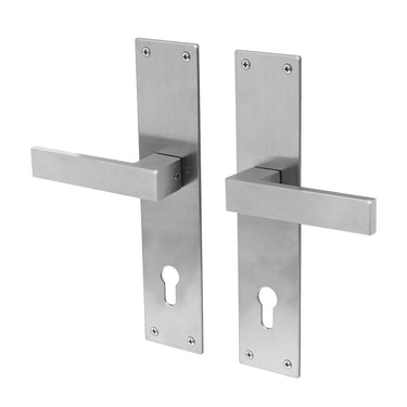 Trapini Türgriff Edelstahl - Türgriff auf Schild PC72