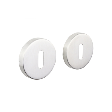 Runde Schlüsselrosetten aus Edelstahl