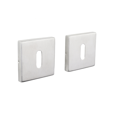 quadratische Schlüsselrosetten aus Edelstahl