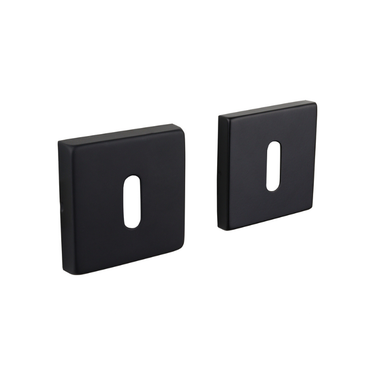 Schlüsselrosetten schwarzes Quadrat