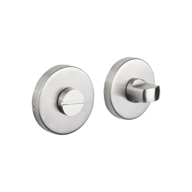 WC-Schloss, runde Rosette aus Edelstahl