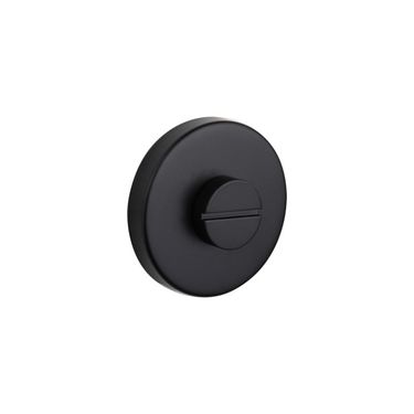 Schwarzes rundes Rosetten-WC-Schloss