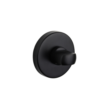 Schwarzes rundes Rosetten-WC-Schloss